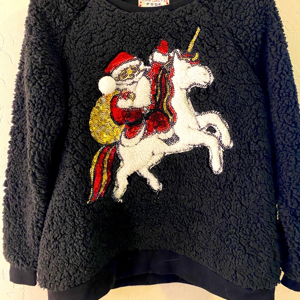 Santa Unicorn Ugly Sweater